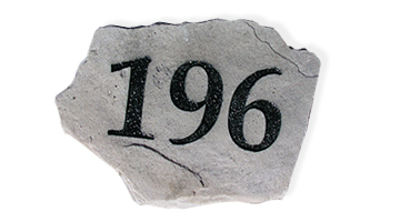 Faux Stone Distance Markers