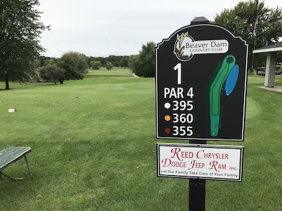 routed plastic sign