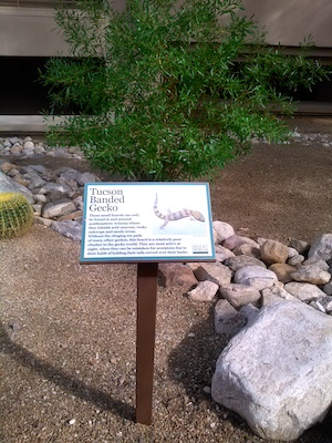 high pressure laminate informational sign