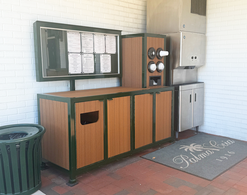 custom amenity station