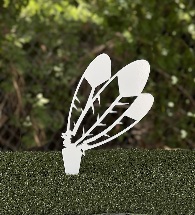 white feather marker